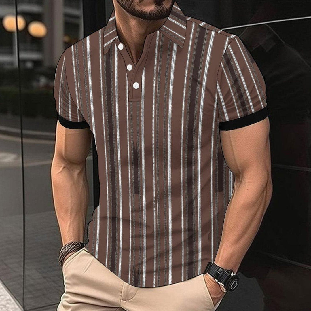 Men’s American Style Printed Tee – Casual Youth Pullover Short Sleeve by LUXE AHMAR – Available at LUXE AHMAR