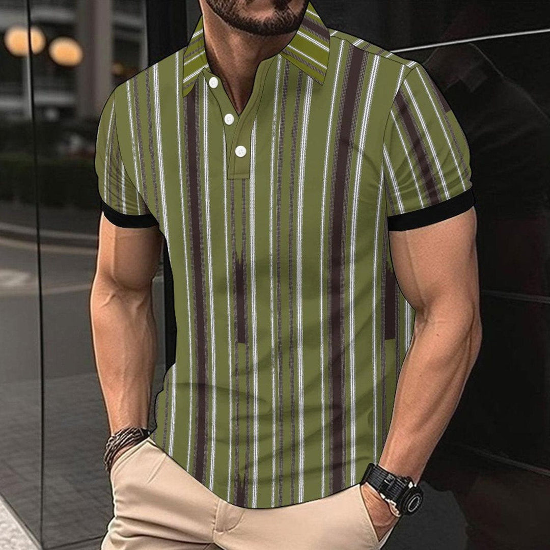Men’s American Style Printed Tee – Casual Youth Pullover Short Sleeve by LUXE AHMAR – Available at LUXE AHMAR