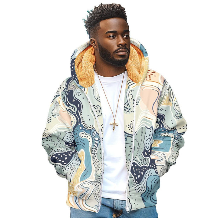 Men's Autumn And Winter Cotton Clothing Marble Texture Series by LUXE AHMAR – Available at LUXE AHMAR