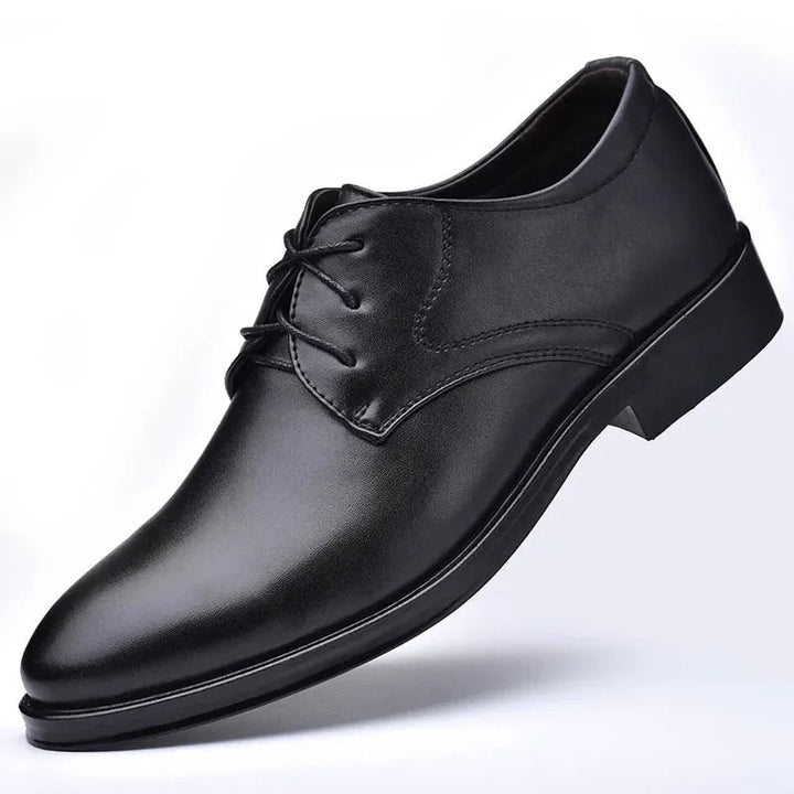 Men's Black Leather Oxfords – Formal Wedding, Party & Business Shoes for Men by Luxe Ahmar – Available at LUXE AHMAR