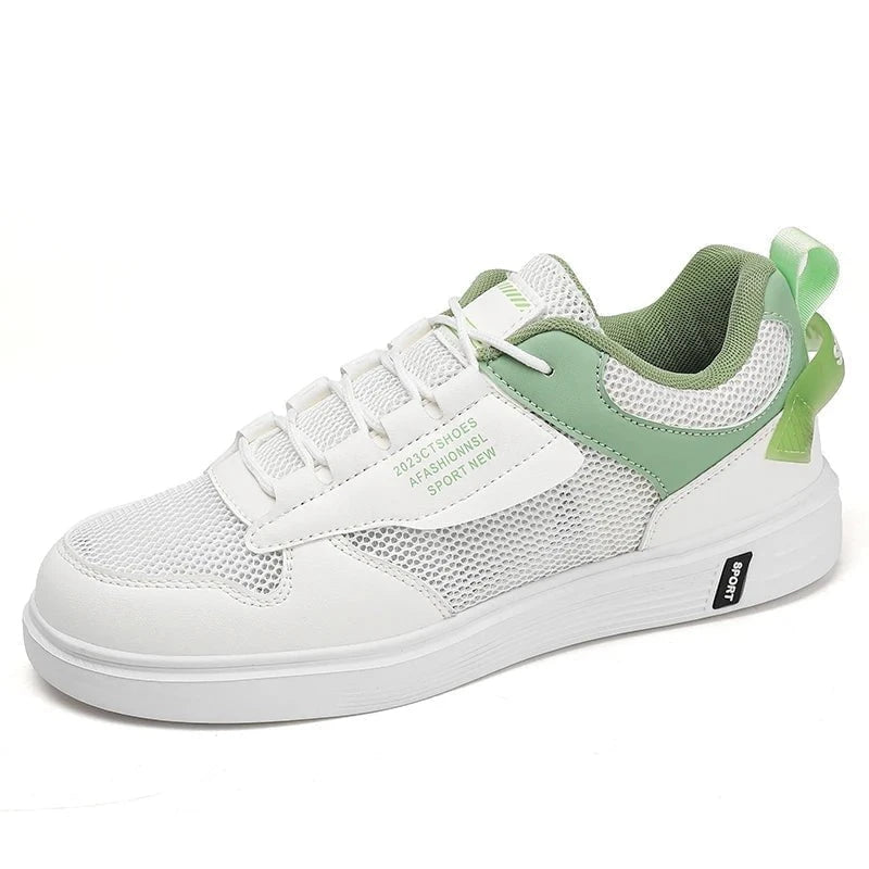 Men's Breathable Mesh Skateboard Sneakers – Lightweight Platform Casual Sports Shoes (Up to Size 47) for Summer by Luxe Ahmar – Available at LUXE AHMAR