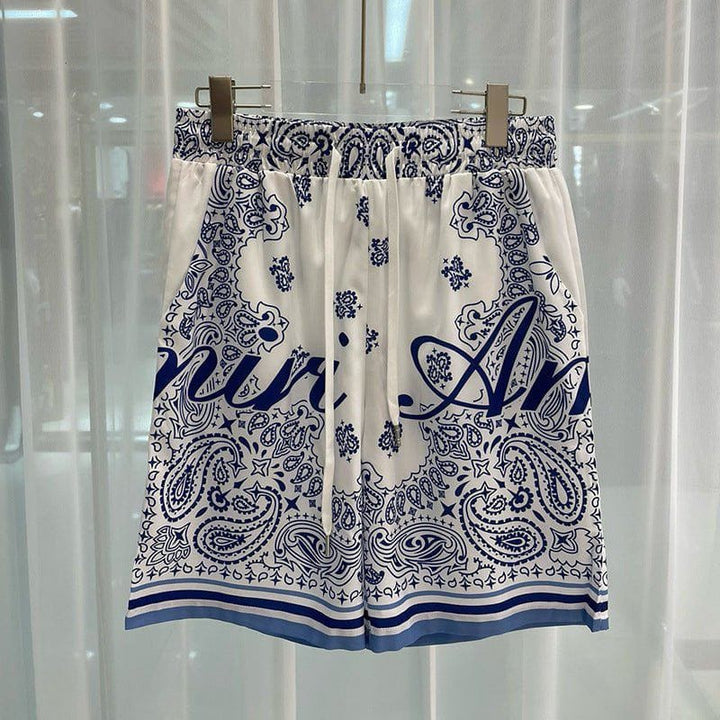 Men's Casual Beach Shirt & Shorts Set – Lightweight Summer Streetwear by LUXE AHMAR – Available at LUXE AHMAR