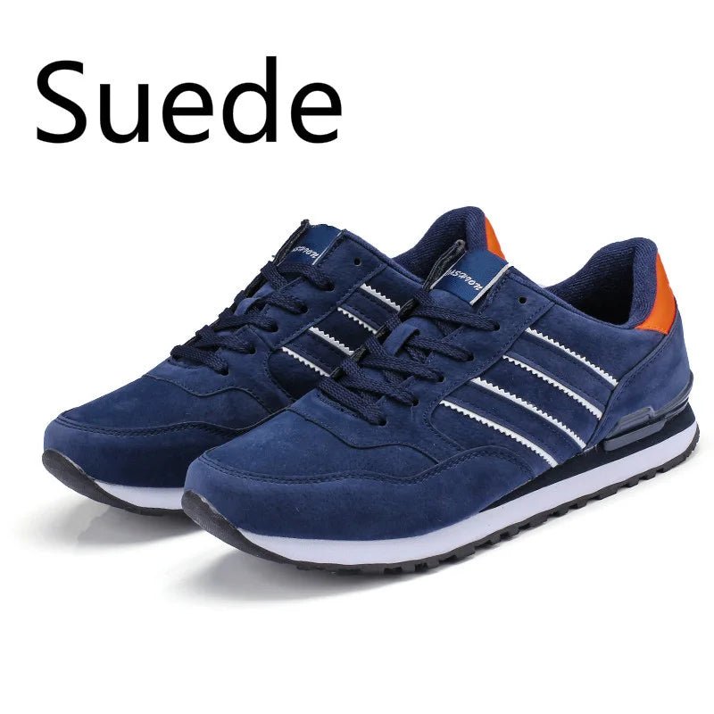 Men's Casual Sneakers – Light Suede Running Shoes, Breathable Mesh Jogging & Sport Shoes for Outdoor Activities by Luxe Ahmar – Available at LUXE AHMAR