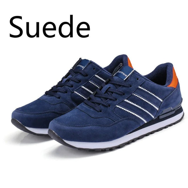 Men's Casual Sneakers – Light Suede Running Shoes, Breathable Mesh Jogging & Sport Shoes for Outdoor Activities by Luxe Ahmar – Available at LUXE AHMAR