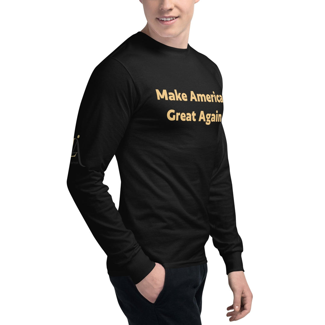 Men's Champion Long Sleeve Shirt - Luxe Ahmar by LUXE AHMAR – Available at LUXE AHMAR