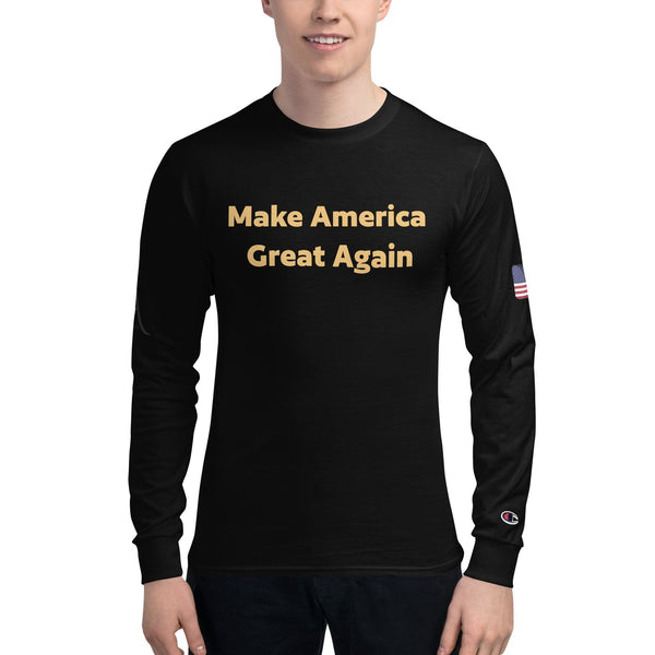 Men's Champion Long Sleeve Shirt - Luxe Ahmar by LUXE AHMAR – Available at LUXE AHMAR