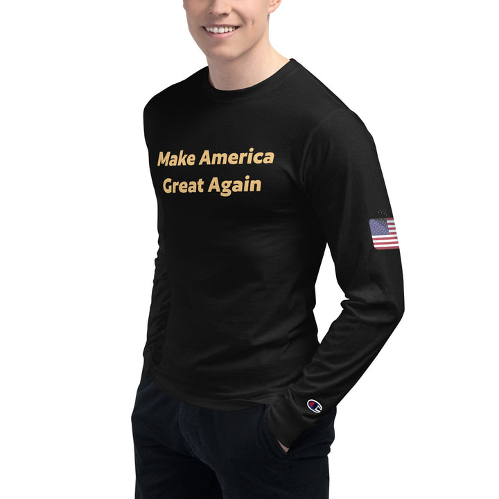 Men's Champion Long Sleeve Shirt - Luxe Ahmar by LUXE AHMAR – Available at LUXE AHMAR