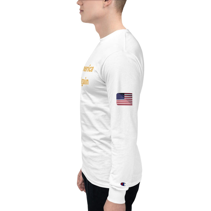 Men's Champion Long Sleeve Shirt - Luxe Ahmar by LUXE AHMAR – Available at LUXE AHMAR