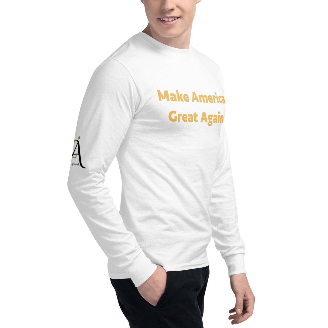Men's Champion Long Sleeve Shirt - Luxe Ahmar by LUXE AHMAR – Available at LUXE AHMAR