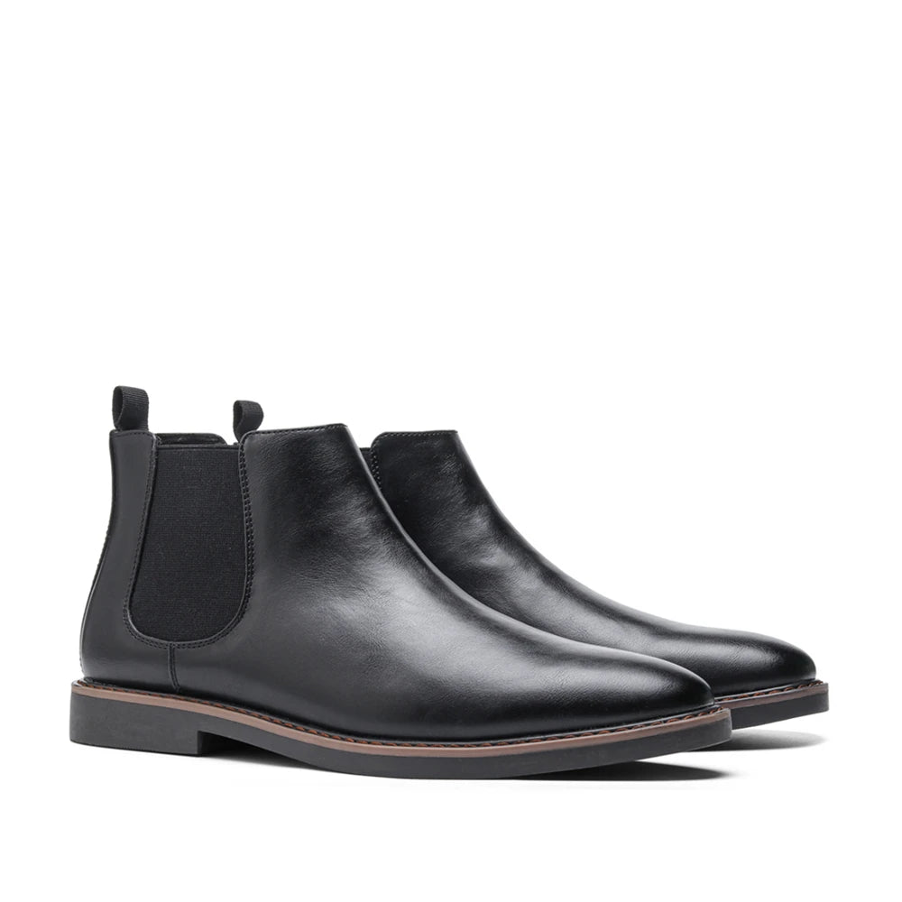 Men’s Chelsea Boots – Retro Fashion Brand, Comfortable Leather Boots, Sizes 40 - 46 by Luxe Ahmar – Available at LUXE AHMAR