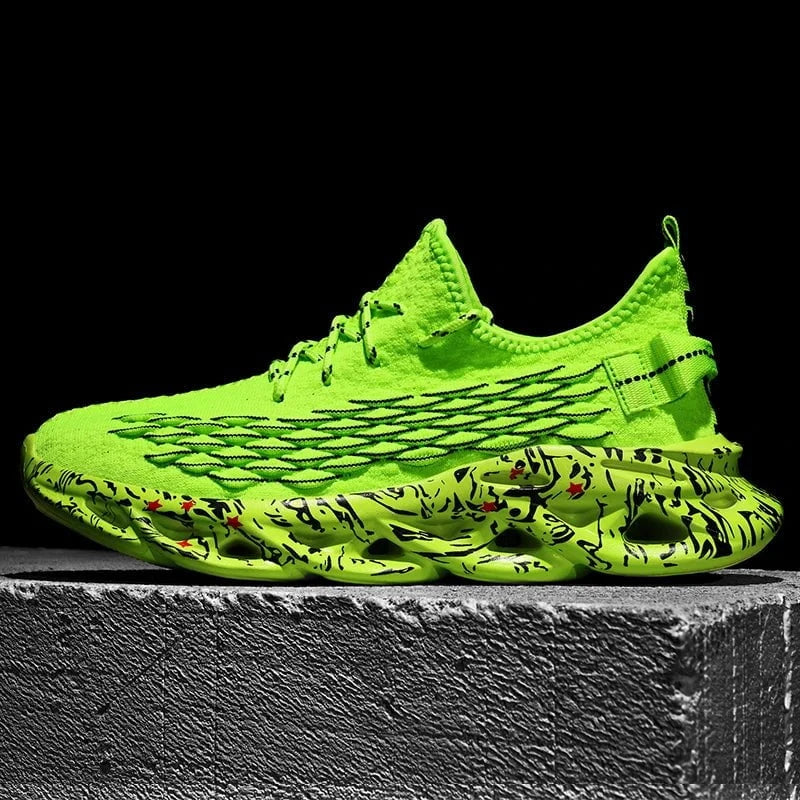 Men's Fashion Blade Sneakers – Breathable Casual Platform Running Shoes by Luxe Ahmar – Available at LUXE AHMAR