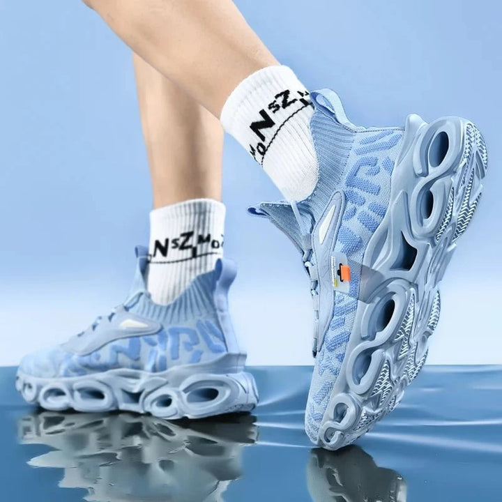Men's Fashion Blade Sneakers – Breathable Casual Platform Running Shoes by Luxe Ahmar – Available at LUXE AHMAR