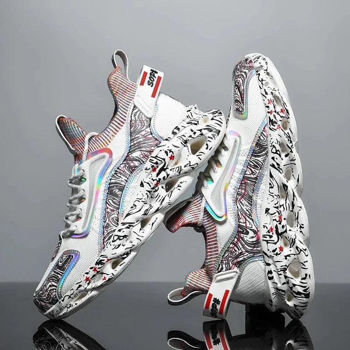 Men's Fashion Blade Sneakers – Breathable Casual Platform Running Shoes by Luxe Ahmar – Available at LUXE AHMAR