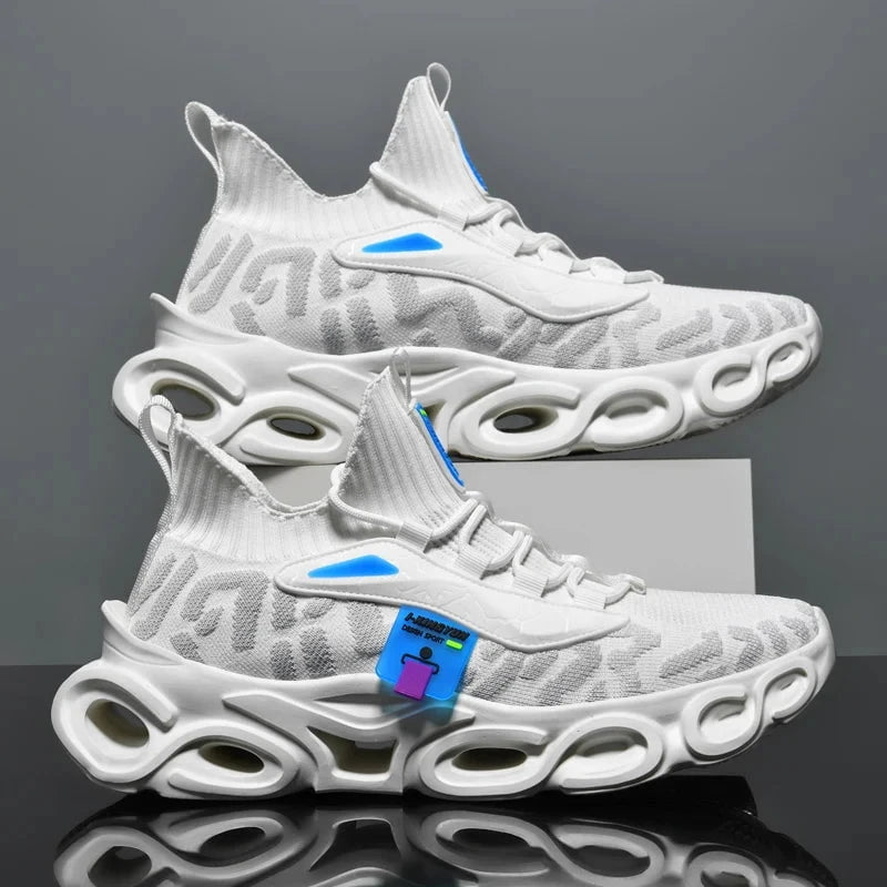 Men's Fashion Blade Sneakers – Breathable Casual Platform Running Shoes by Luxe Ahmar – Available at LUXE AHMAR