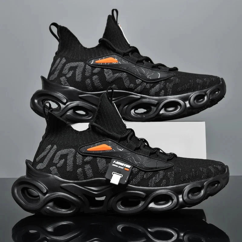 Men's Fashion Blade Sneakers – Breathable Casual Platform Running Shoes by Luxe Ahmar – Available at LUXE AHMAR