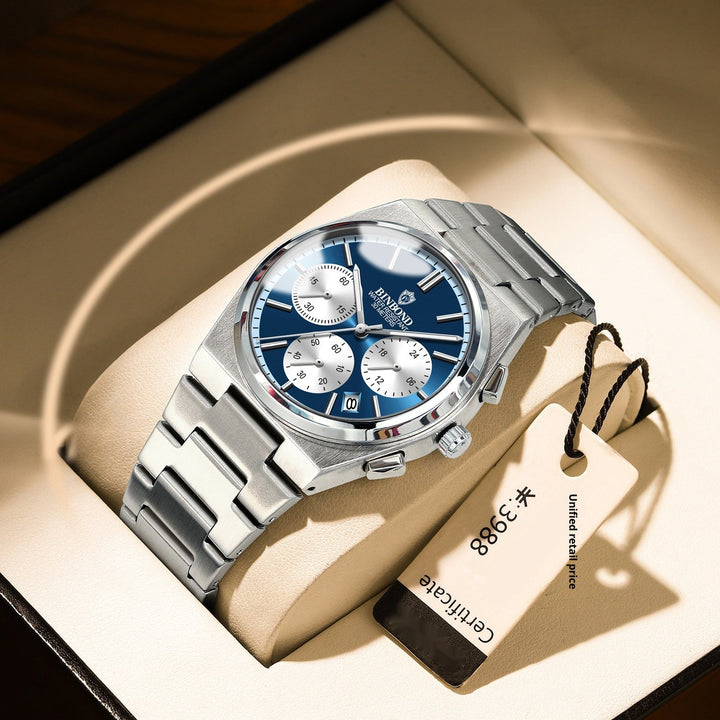 Men's Fashion Elegant Three Eyes And Six Needles Chronograph Watch by LUXE AHMAR – Available at LUXE AHMAR