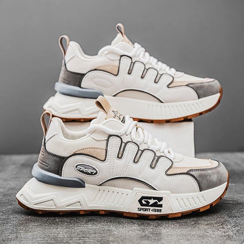 Men’s Fashion Mesh Dad Sneakers – Breathable Sports - Inspired Casual Shoes by LUXE AHMAR – Available at LUXE AHMAR