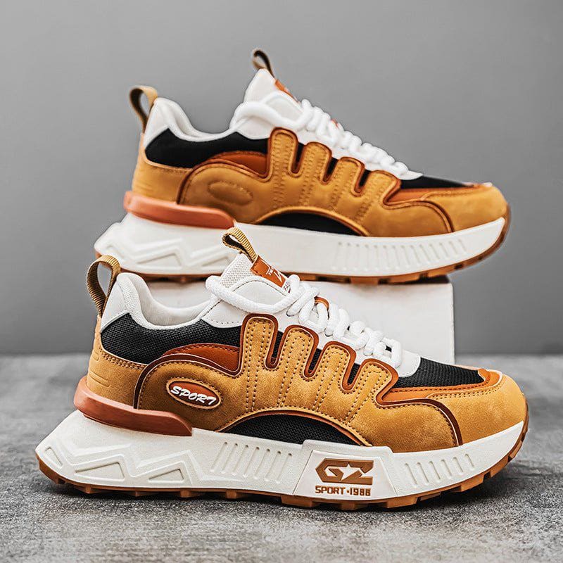 Men’s Fashion Mesh Dad Sneakers – Breathable Sports - Inspired Casual Shoes by LUXE AHMAR – Available at LUXE AHMAR