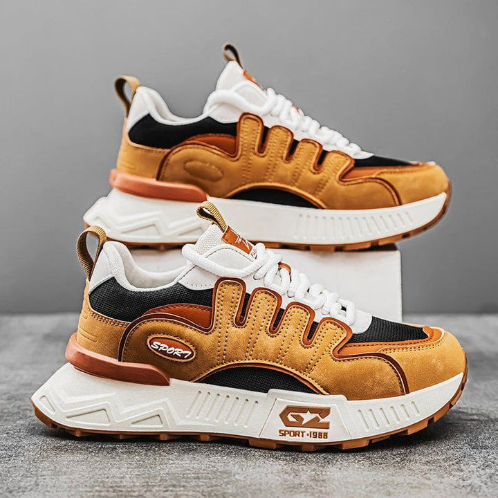 Men’s Fashion Mesh Dad Sneakers – Breathable Sports - Inspired Casual Shoes by LUXE AHMAR – Available at LUXE AHMAR