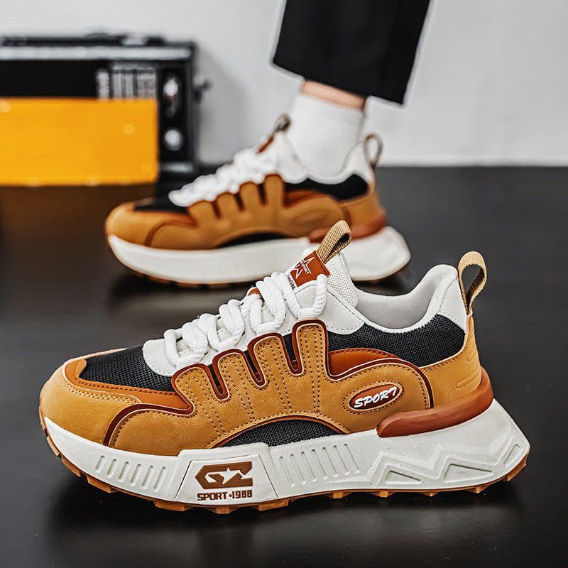 Men’s Fashion Mesh Dad Sneakers – Breathable Sports - Inspired Casual Shoes by LUXE AHMAR – Available at LUXE AHMAR