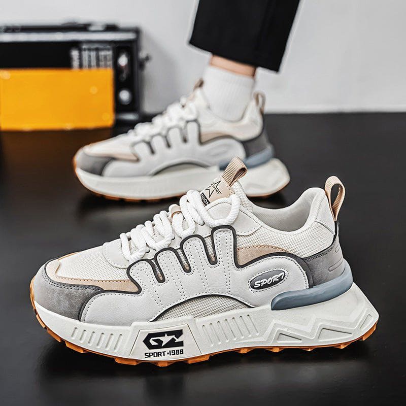 Men’s Fashion Mesh Dad Sneakers – Breathable Sports - Inspired Casual Shoes by LUXE AHMAR – Available at LUXE AHMAR