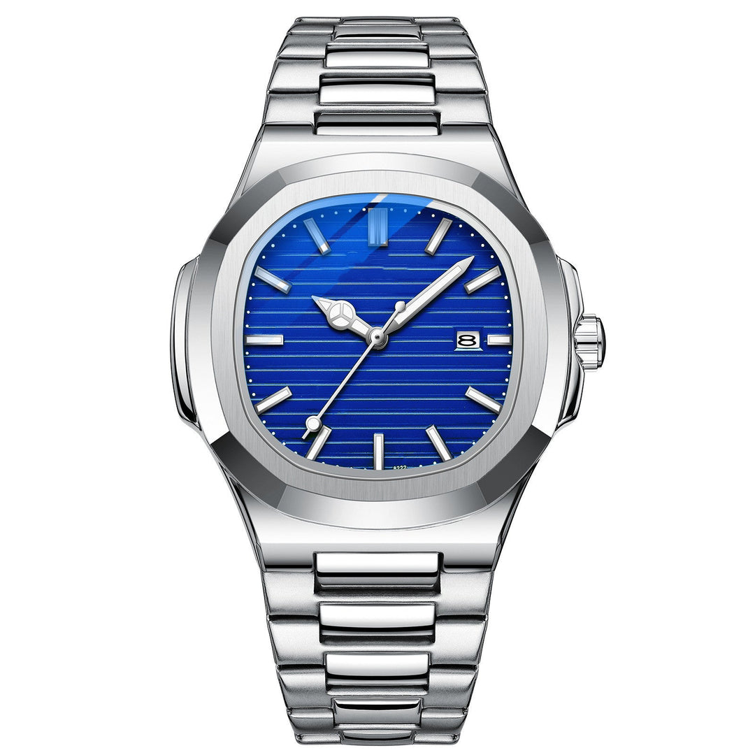 Men's Fashion Steel Strap Luminous Waterproof Watch by LUXE AHMAR – Available at LUXE AHMAR