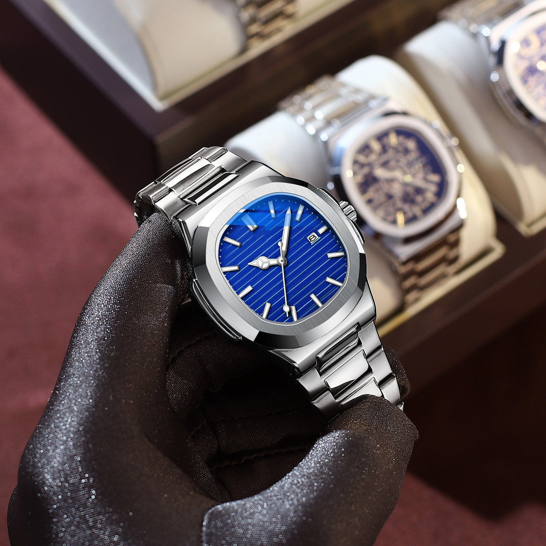 Men's Fashion Steel Strap Luminous Waterproof Watch by LUXE AHMAR – Available at LUXE AHMAR