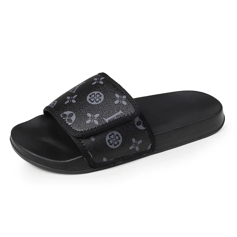 Men's Genuine Leather Sandals – Comfortable Summer Flip Flops & House Slippers for Men by Luxe Ahmar – Available at LUXE AHMAR
