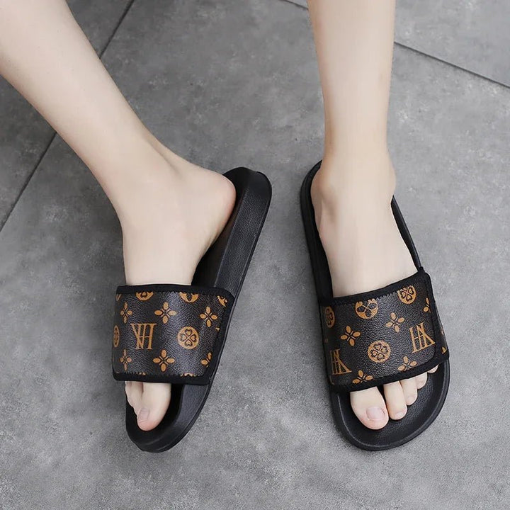 Men's Genuine Leather Sandals – Comfortable Summer Flip Flops & House Slippers for Men by Luxe Ahmar – Available at LUXE AHMAR