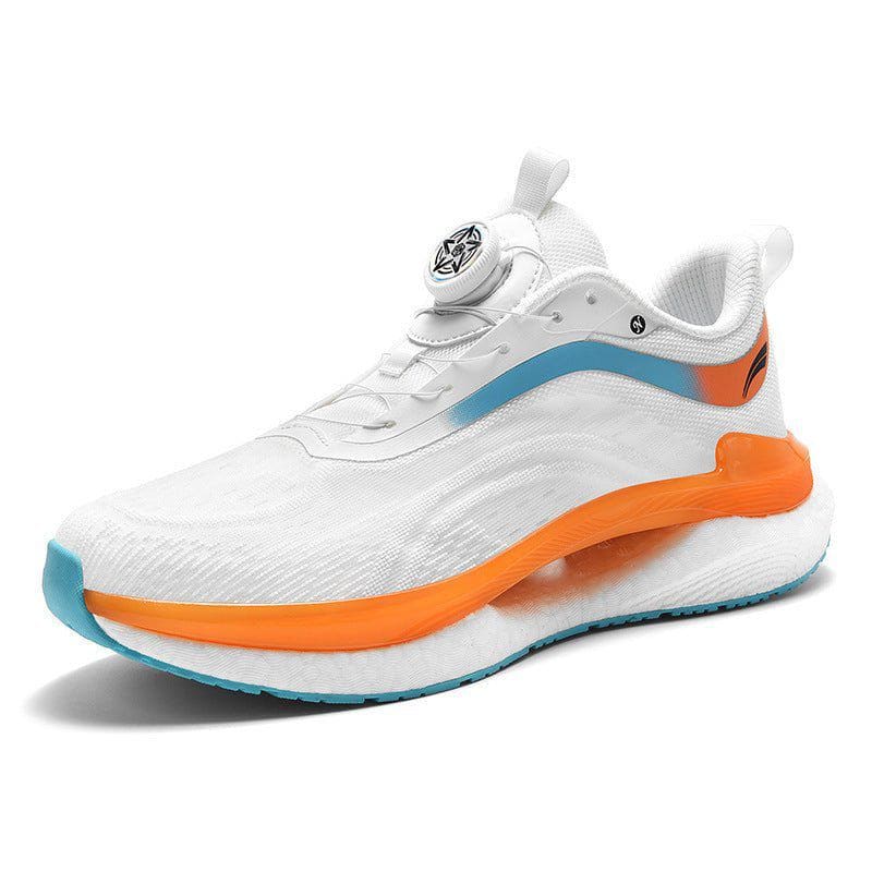 Men’s High - Top Popcorn Running Sneakers – Breathable Mesh Sport Shoes with Buckle Closure by LUXE AHMAR – Available at LUXE AHMAR