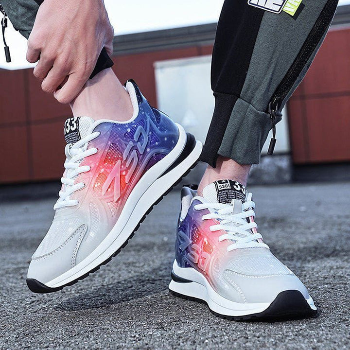 Men’s Hollow - Out Mesh Casual Sneakers – Lightweight Sport - Inspired Walking Shoes by LUXE AHMAR – Available at LUXE AHMAR