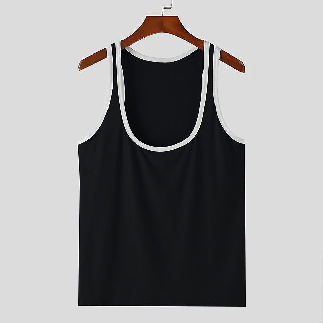 Men's I - Shaped Sports Training Vest – Lightweight Multicolor Summer Gym Tank by LUXE AHMAR – Available at LUXE AHMAR