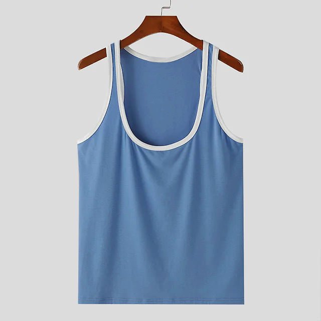 Men's I - Shaped Sports Training Vest – Lightweight Multicolor Summer Gym Tank by LUXE AHMAR – Available at LUXE AHMAR