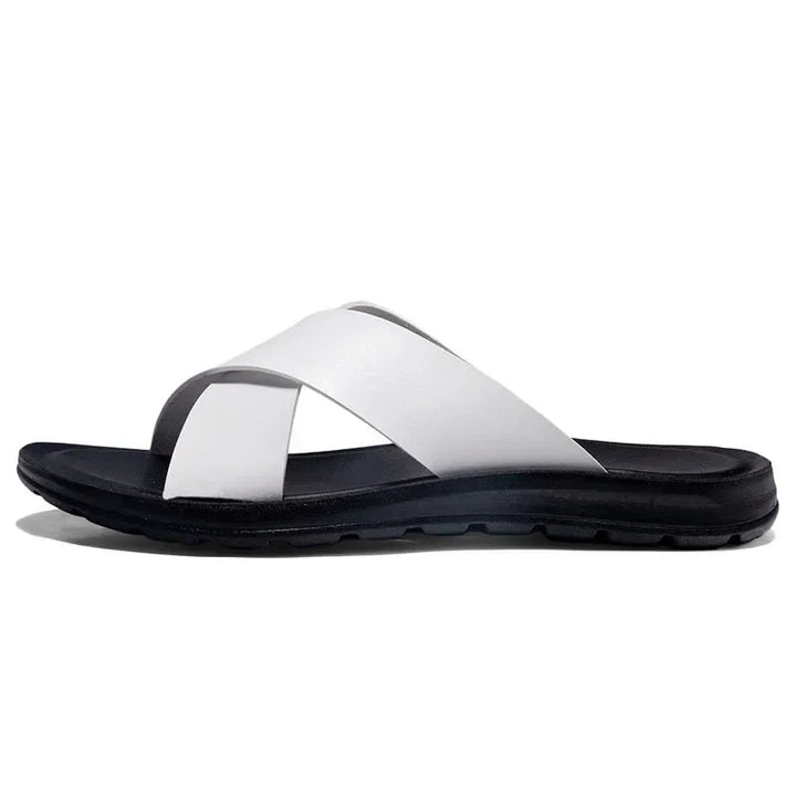 Men's Large Size Summer Slippers – Non - Slip Casual Beach Sandals & Comfortable Flat Shoes by Luxe Ahmar – Available at LUXE AHMAR