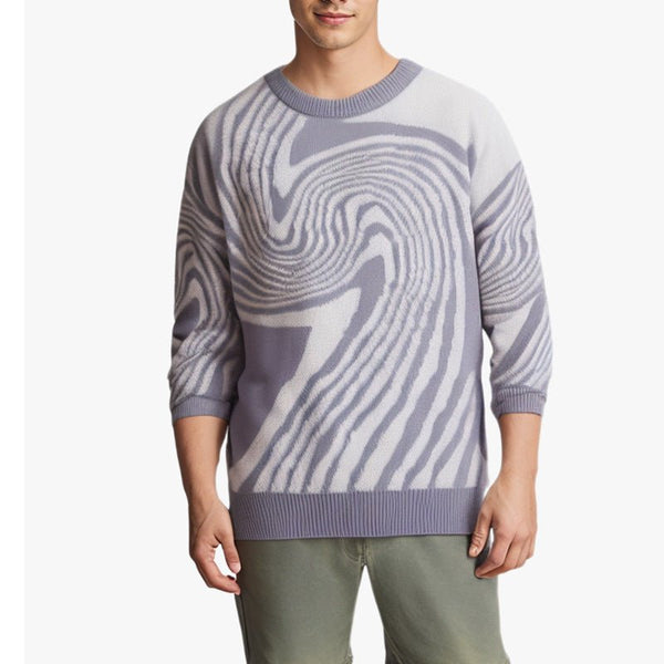 Men's Loose All - matching Casual Sweater Top by LUXE AHMAR – Available at LUXE AHMAR