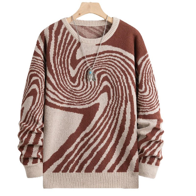 Men's Loose All - matching Casual Sweater Top by LUXE AHMAR – Available at LUXE AHMAR