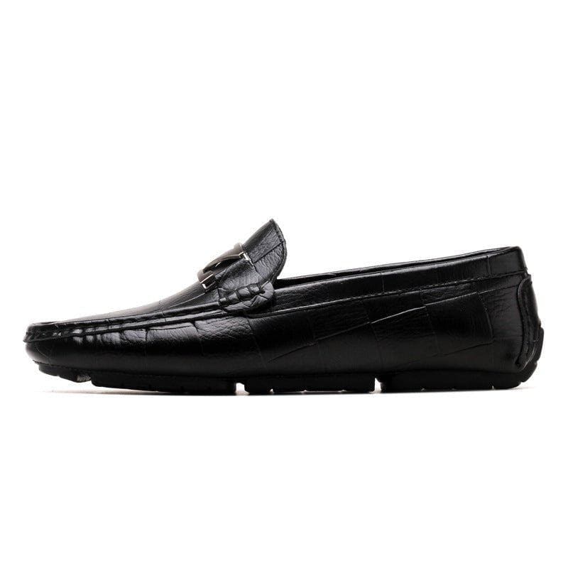 Men's Low - Top Casual Leather Shoes – Two - Layer Cowhide, Round Toe, Warm & Stylish by LUXE AHMAR – Available at LUXE AHMAR