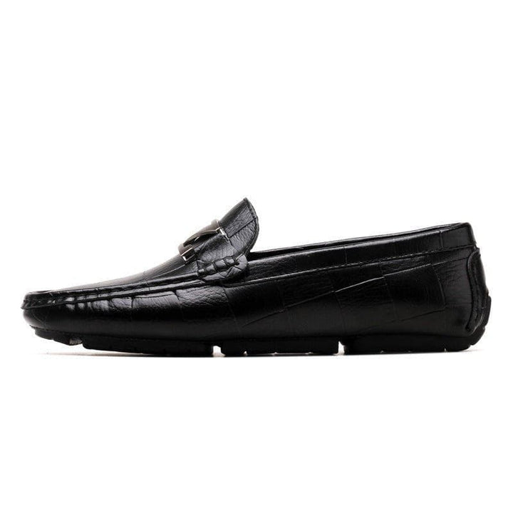 Men's Low - Top Casual Leather Shoes – Two - Layer Cowhide, Round Toe, Warm & Stylish by LUXE AHMAR – Available at LUXE AHMAR