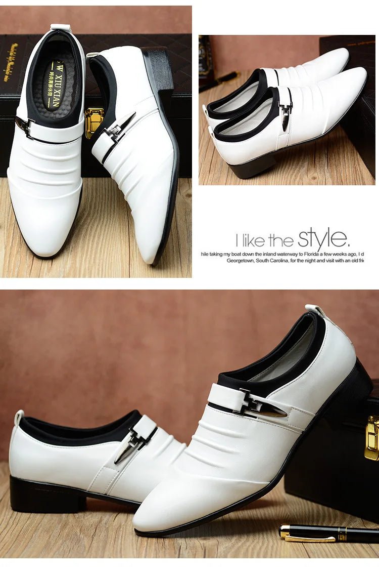 Men's Luxury Oxford Dress Shoes – Leather Formal Shoes for Business & Wedding by Luxe Ahmar – Available at LUXE AHMAR