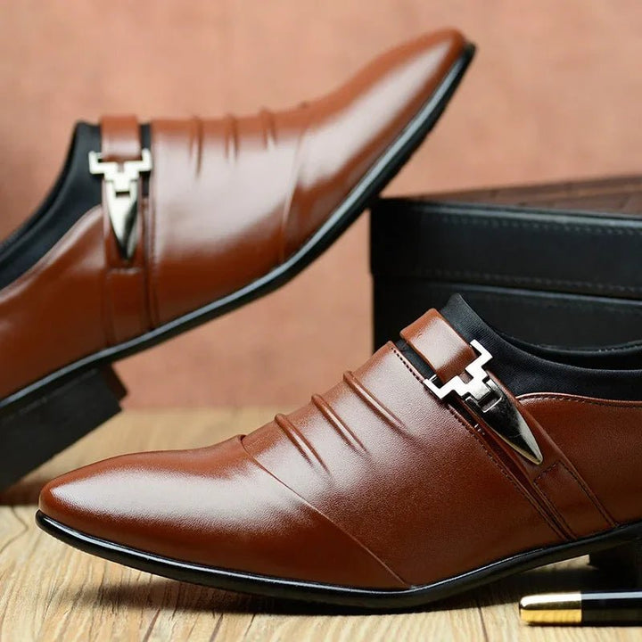 Men's Luxury Oxford Dress Shoes – Leather Formal Shoes for Business & Wedding by Luxe Ahmar – Available at LUXE AHMAR