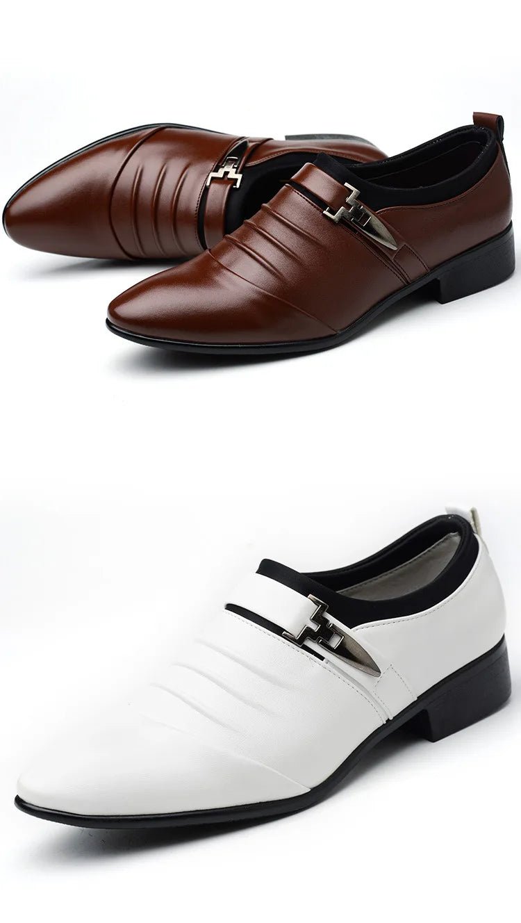 Men's Luxury Oxford Dress Shoes – Leather Formal Shoes for Business & Wedding by Luxe Ahmar – Available at LUXE AHMAR