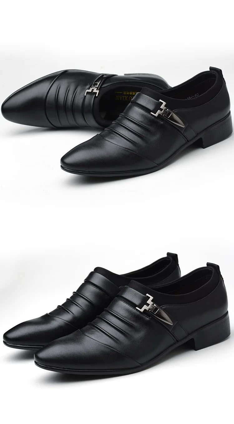 Men's Luxury Oxford Dress Shoes – Leather Formal Shoes for Business & Wedding by Luxe Ahmar – Available at LUXE AHMAR