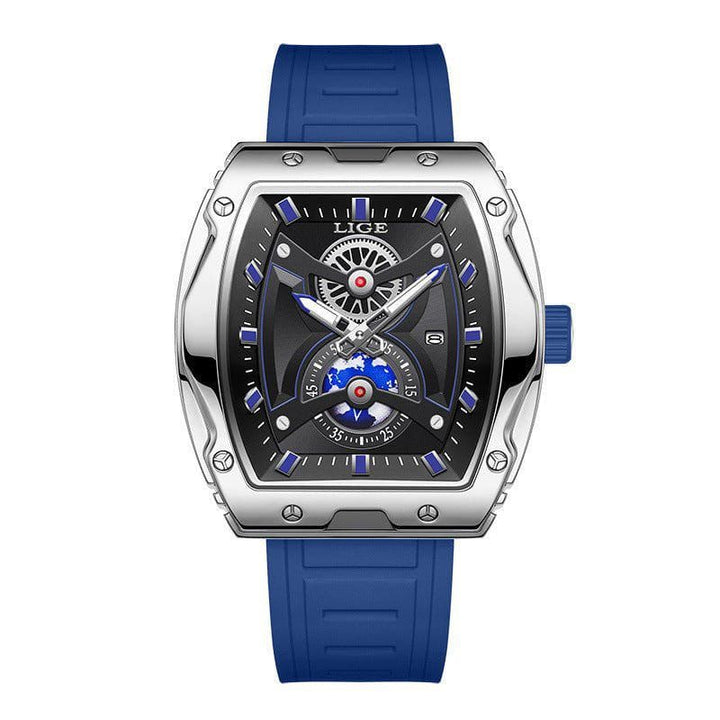Men's Luxury Tonneau Watch – Luminous, Waterproof by LUXE AHMAR – Available at LUXE AHMAR