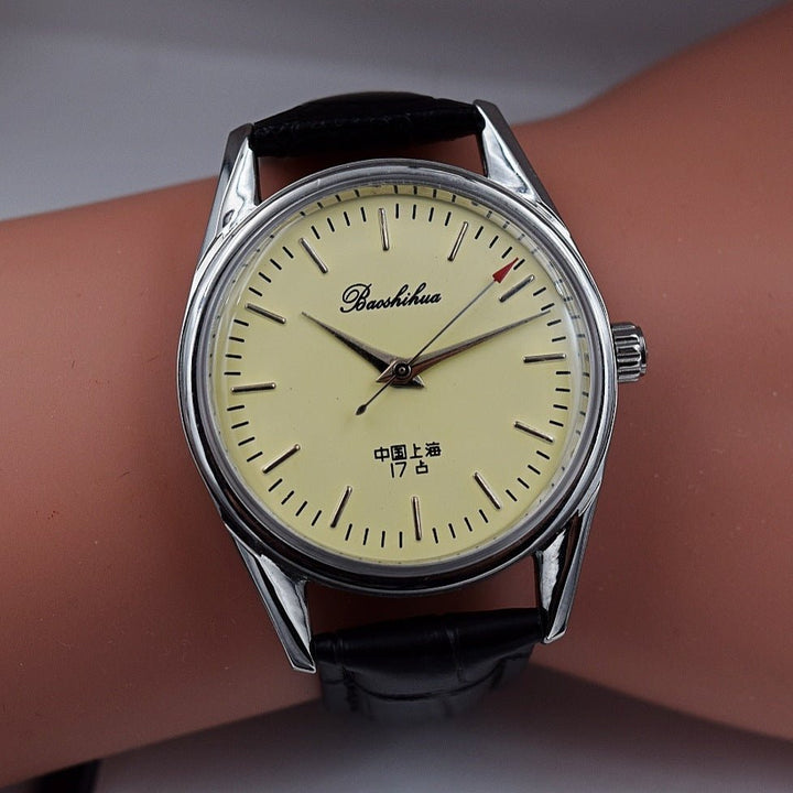 Men's Manual Spring Mechanical Ultra - thin Retro Watch by LUXE AHMAR – Available at LUXE AHMAR