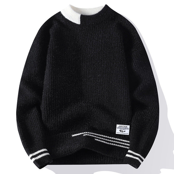 Men's Multi - color Stripe Sweater Cardigan by LUXE AHMAR – Available at LUXE AHMAR
