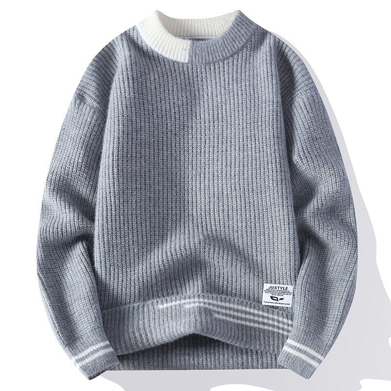 Men's Multi - color Stripe Sweater Cardigan by LUXE AHMAR – Available at LUXE AHMAR
