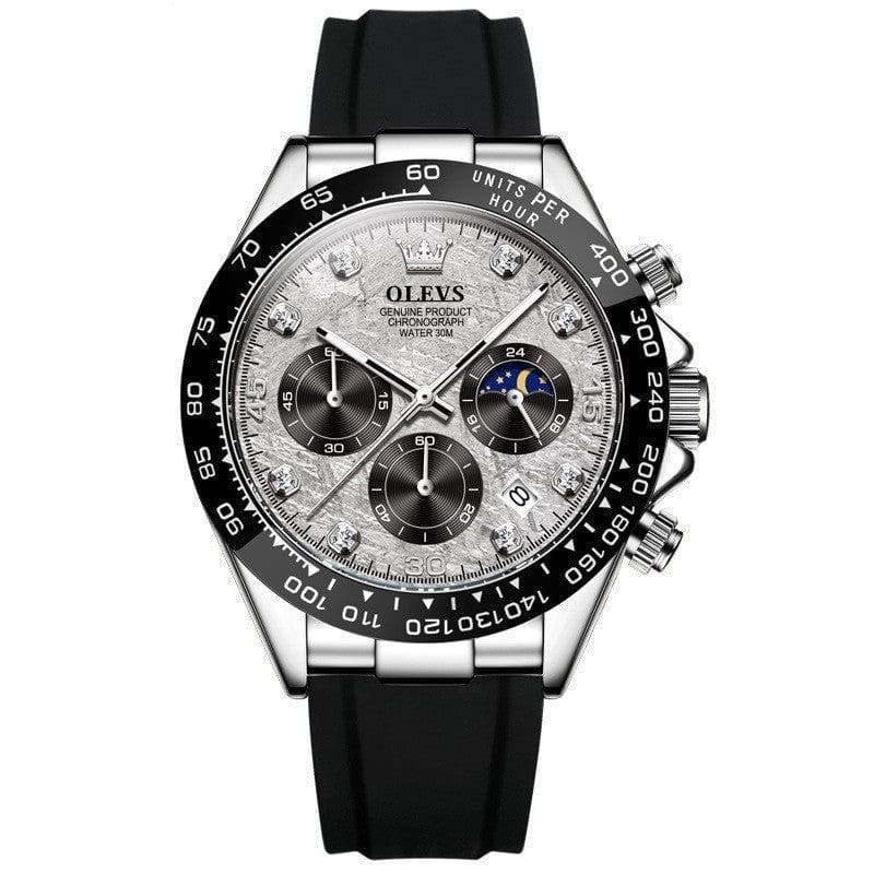 Men’s Multi - Function Sports Quartz Watch – Timing Features & Durable Stainless Steel Build by LUXE AHMAR – Available at LUXE AHMAR