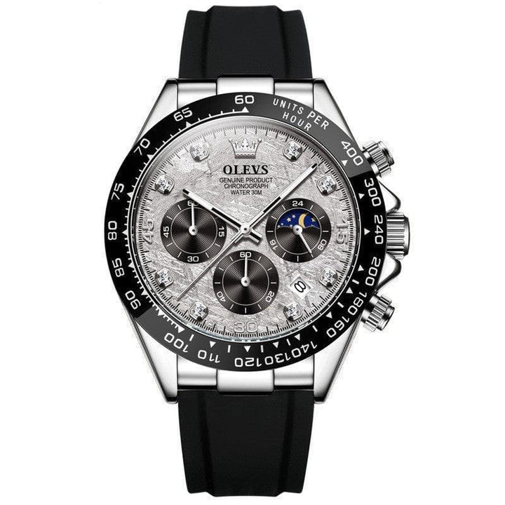 Men’s Multi - Function Sports Quartz Watch – Timing Features & Durable Stainless Steel Build by LUXE AHMAR – Available at LUXE AHMAR