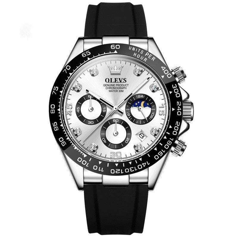 Men’s Multi - Function Sports Quartz Watch – Timing Features & Durable Stainless Steel Build by LUXE AHMAR – Available at LUXE AHMAR