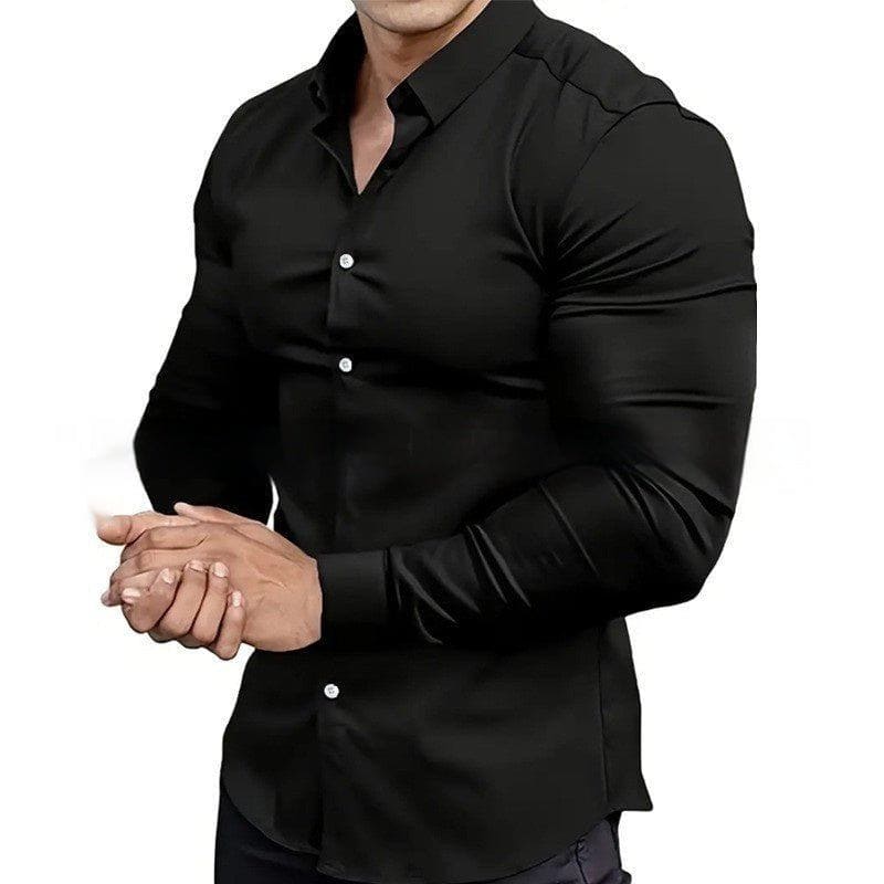 Men's Non - Iron Business Shirt – Anti - Wrinkle Professional Casual Wear by LUXE AHMAR – Available at LUXE AHMAR